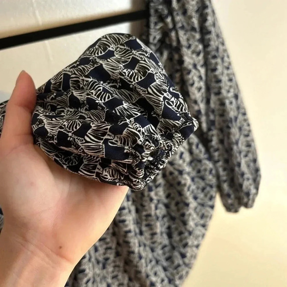 Free People Off Shoulder Zebra Blouse - Picture 6 of 7